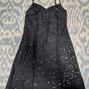 Victoria's Secret Black and Silver Nightgown
